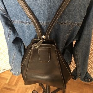 TIGNANELLO LEATHER BACKPACK